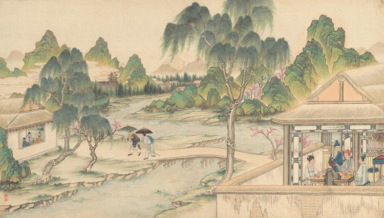 Sun Wen, painting from the Dream of the Red Chamber